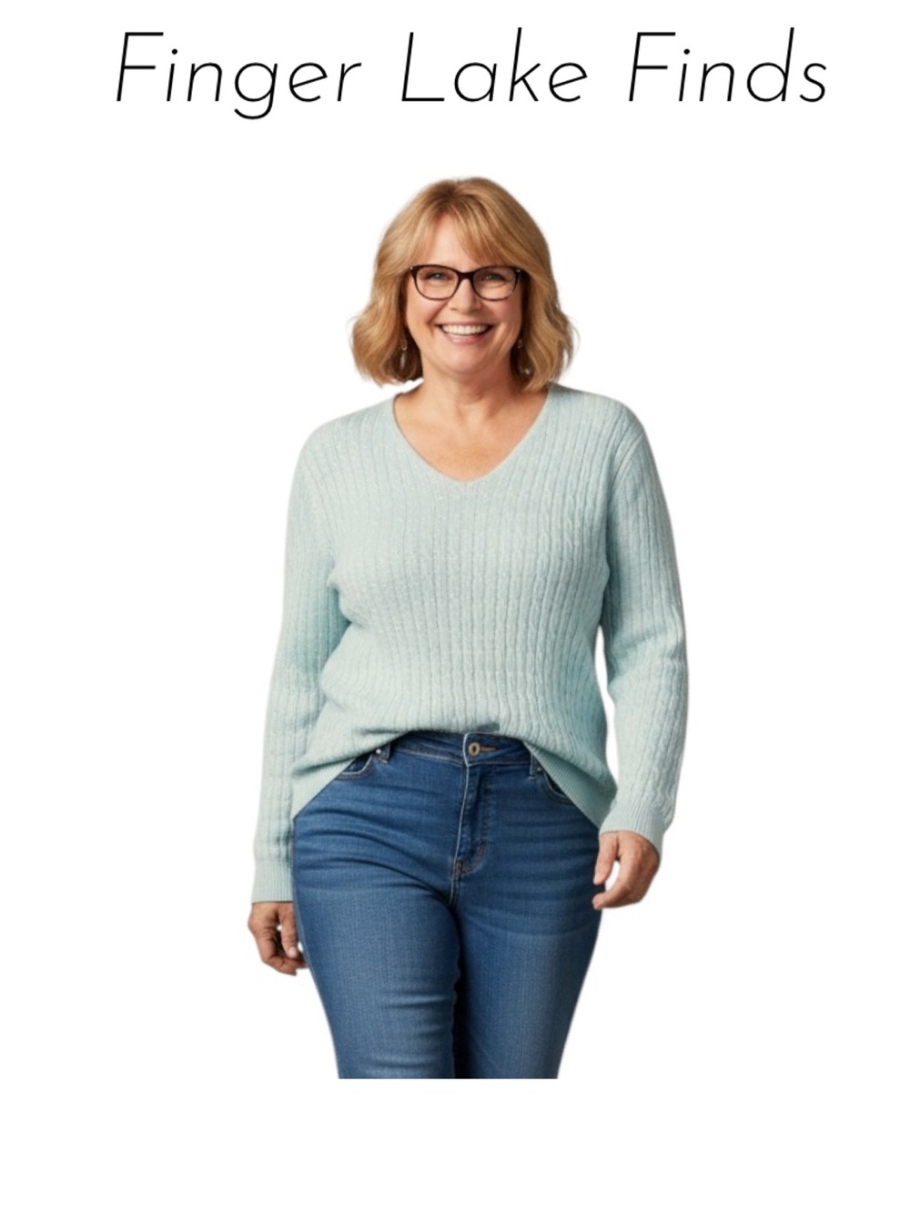 Talbots Mint Green Cotton Pullover Sweater, 3X
